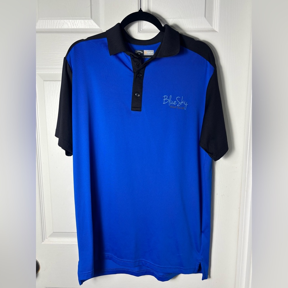Callaway Men’s Golf Polo Shirt Opti Dri Short Sleeve Size Medium